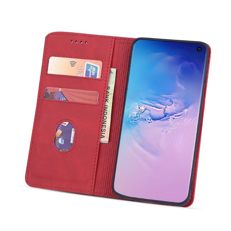 Flipové Pouzdro Na Samsung Galaxy S20 FE Hircusův Kožený Efekt
