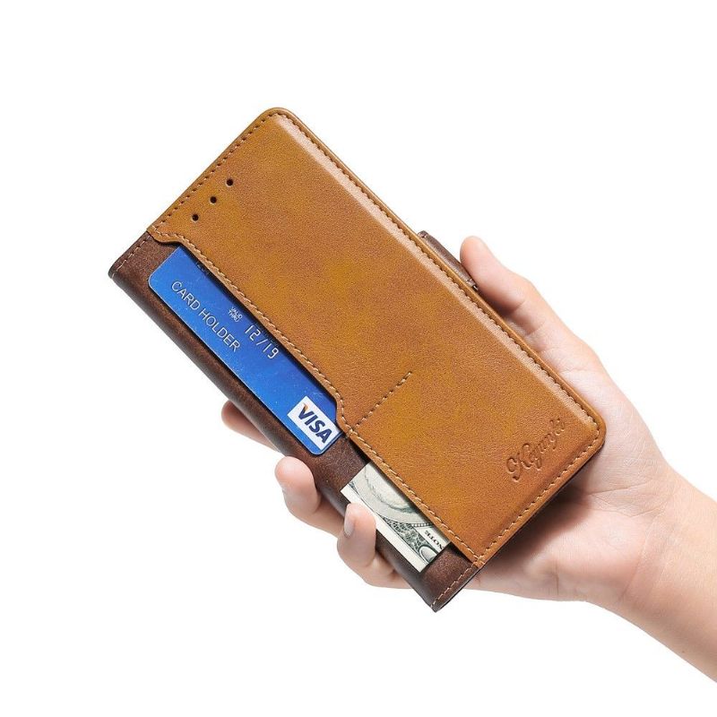 Flipové Pouzdro Na Samsung Galaxy S20 FE Keyunfei Faux Leather Bicolor