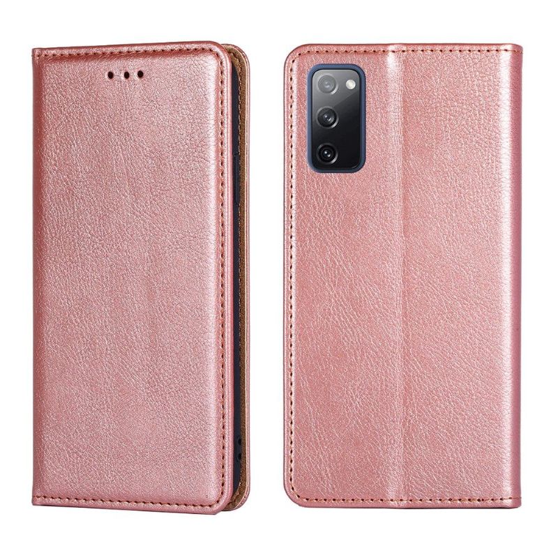 Flipové Pouzdro Na Samsung Galaxy S20 FE Kožené Pouzdro Čistá Umělá Kůže