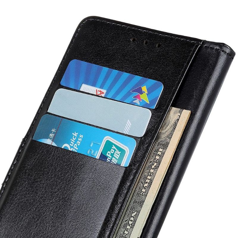 Flipové Pouzdro Na Samsung Galaxy S20 FE Kožený Efekt S Nýty