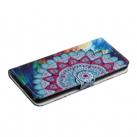 Flipové Pouzdro Na Samsung Galaxy S20 FE Květinová Mandala