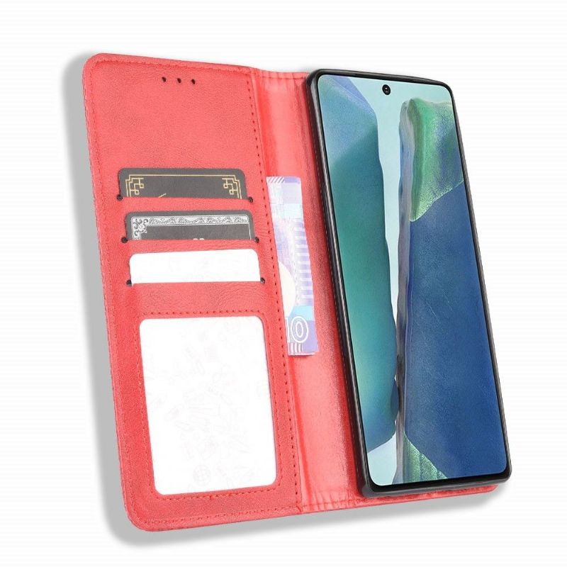 Flipové Pouzdro Na Samsung Galaxy S20 FE Kůže Ve Stylu Cirénius