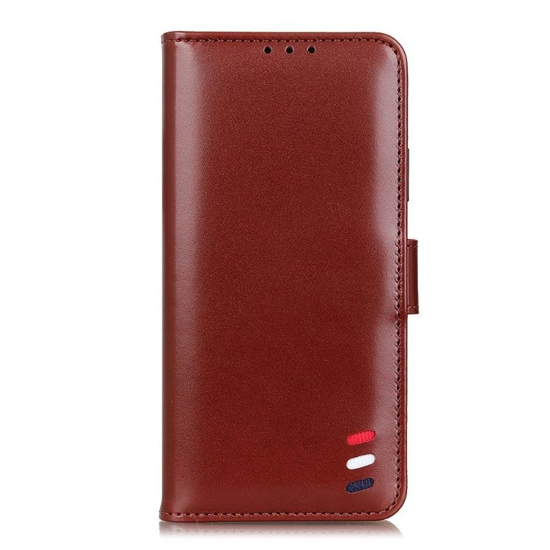 Flipové Pouzdro Na Samsung Galaxy S20 FE Melodie S Koženým Efektem