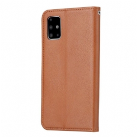 Flipové Pouzdro Na Samsung Galaxy S20 FE Stojan Na Karty Z Umělé Kůže