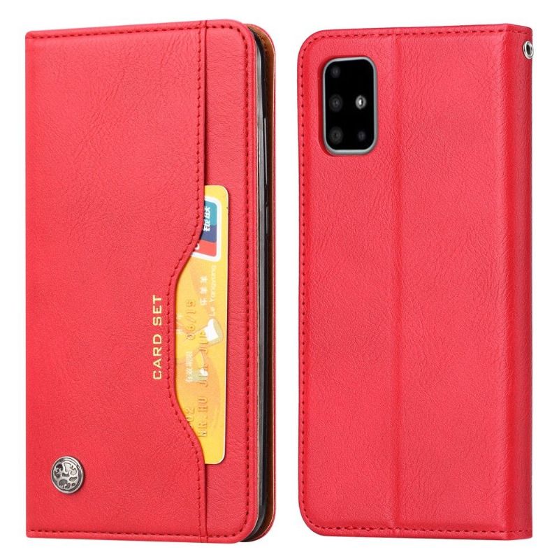 Flipové Pouzdro Na Samsung Galaxy S20 FE Stojan Na Karty Z Umělé Kůže