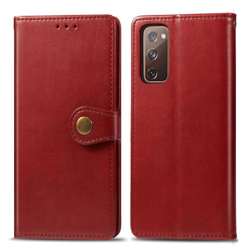 Flipové Pouzdro Na Samsung Galaxy S20 FE Umělá Kůže Indila