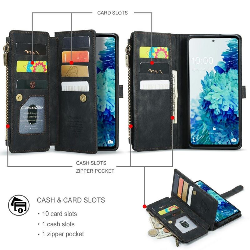 Kožené Pouzdro Na Samsung Galaxy S20 FE Peněženkové Pouzdro Joey