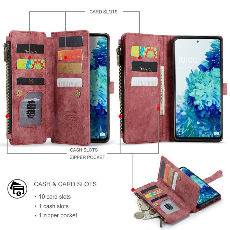 Kožené Pouzdro Na Samsung Galaxy S20 FE Peněženkové Pouzdro Joey