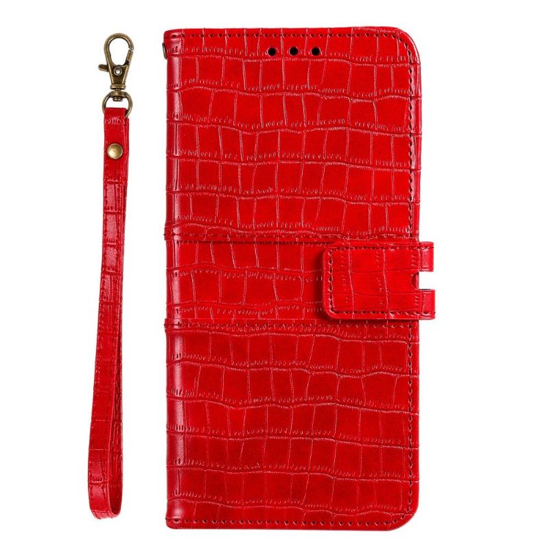 Kožené Pouzdro Na Samsung Galaxy S20 FE Styl Kůže S Efektem Croc