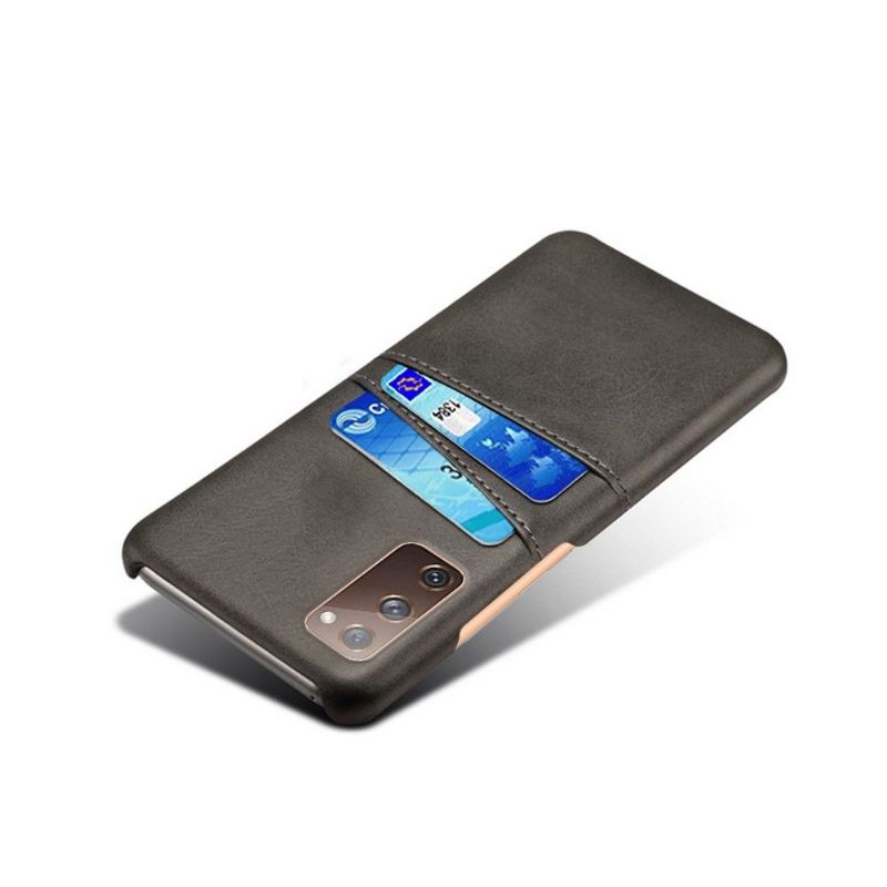 Kryt Na Samsung Galaxy S20 FE Držák Karet S Efektem Melody Leather