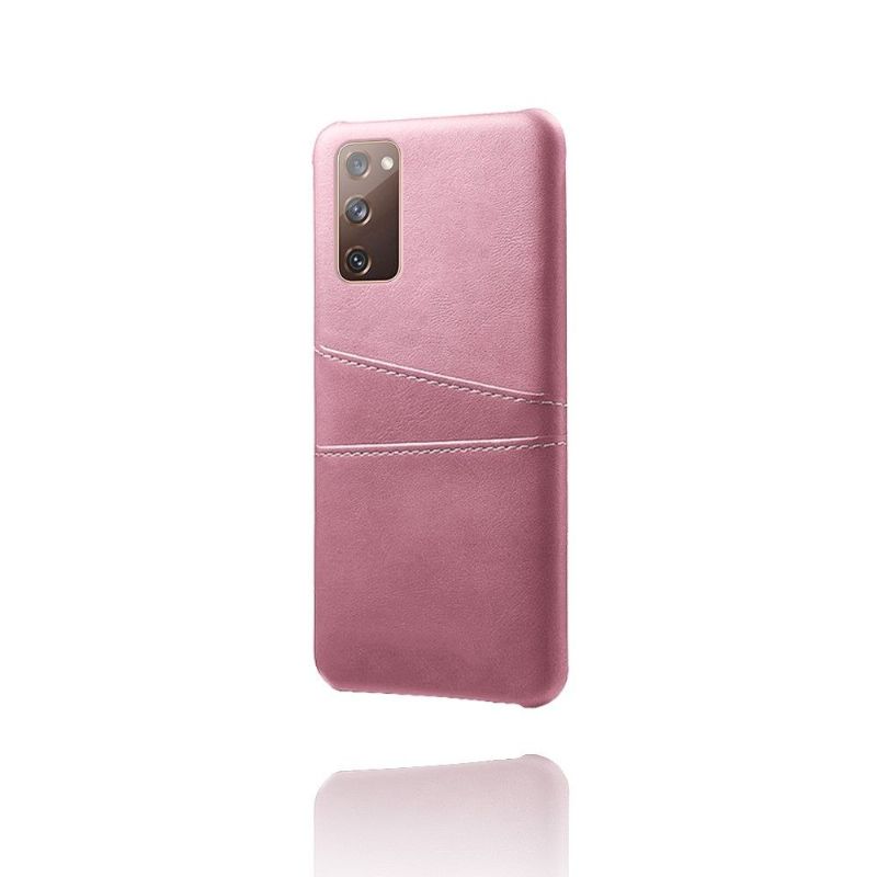 Kryt Na Samsung Galaxy S20 FE Držák Karet S Efektem Melody Leather