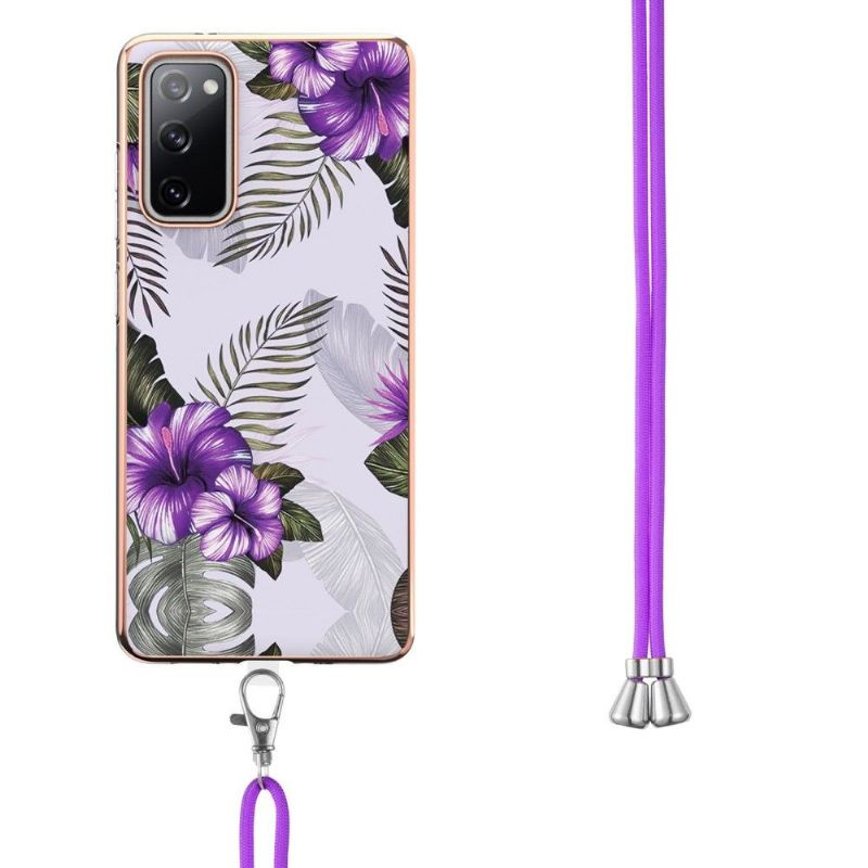 Kryt Na Samsung Galaxy S20 FE Na Lana Exotické Květiny