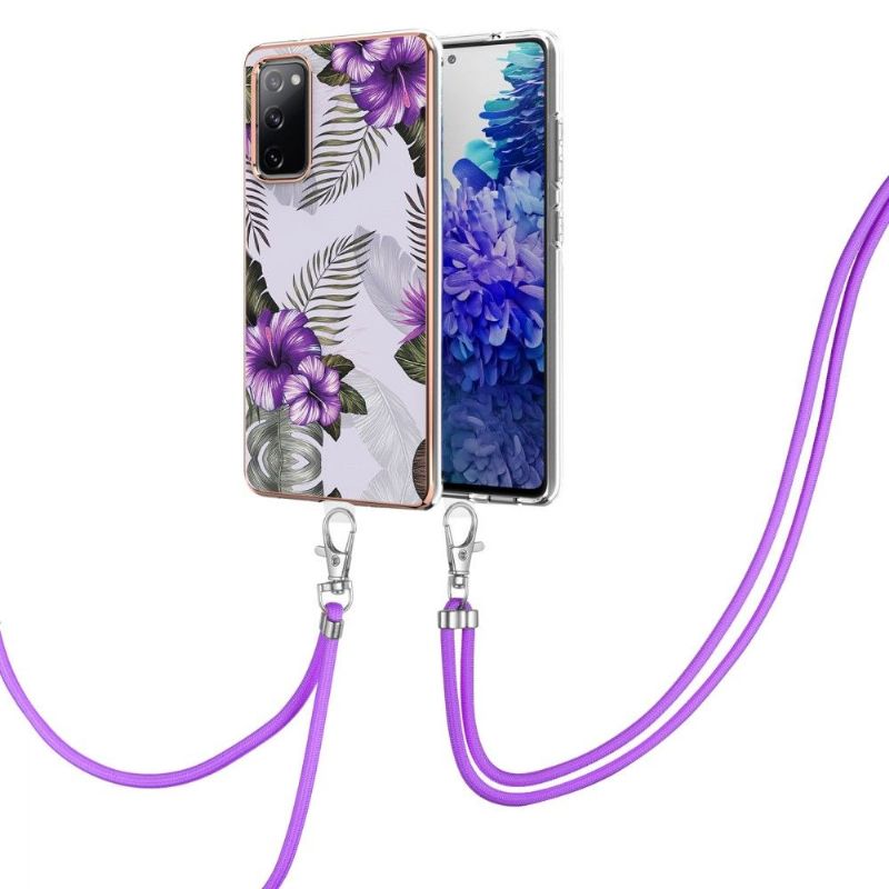 Kryt Na Samsung Galaxy S20 FE Na Lana Exotické Květiny