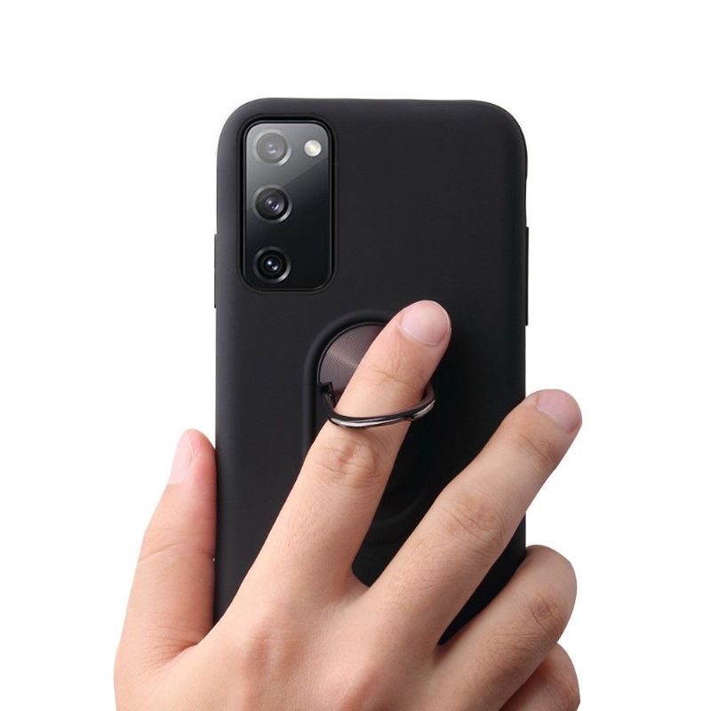 Kryt Na Samsung Galaxy S20 FE Matný Efekt S Podporou Na Zadní Straně