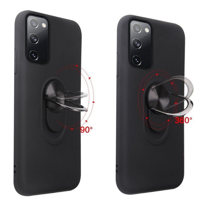 Kryt Na Samsung Galaxy S20 FE Matný Efekt S Podporou Na Zadní Straně