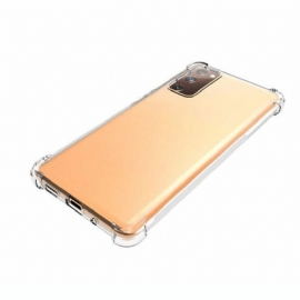Kryt Na Samsung Galaxy S20 FE Průhledné Zesílené Rohy