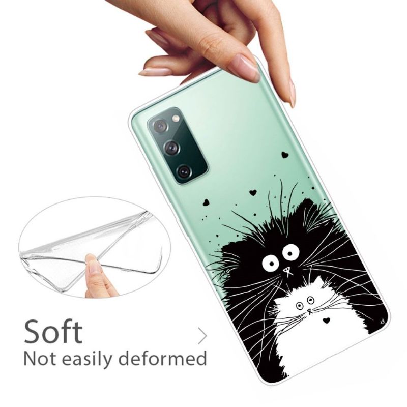 Kryt Na Samsung Galaxy S20 FE Černobílé Kočky