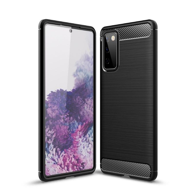 Kryty Na Mobil Na Samsung Galaxy S20 FE Flexibilní Štětcový Efekt