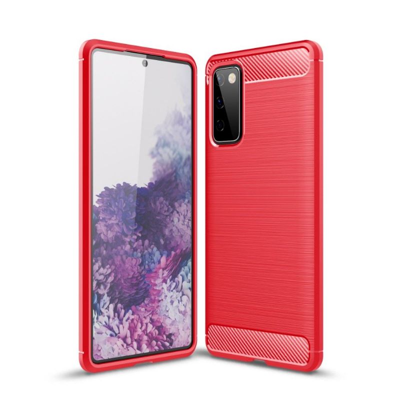 Kryty Na Mobil Na Samsung Galaxy S20 FE Flexibilní Štětcový Efekt