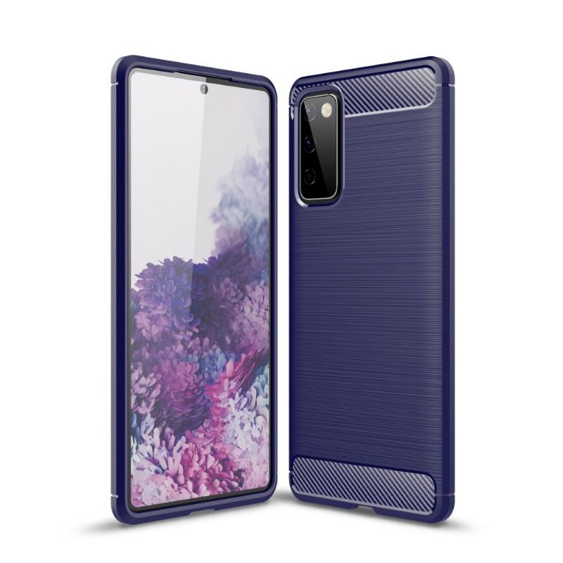 Kryty Na Mobil Na Samsung Galaxy S20 FE Flexibilní Štětcový Efekt
