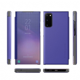 Kryty Na Mobil Na Samsung Galaxy S20 FE Flipové Pouzdro Uhlíkové Vlákno