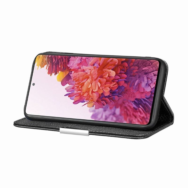 Kryty Na Mobil Na Samsung Galaxy S20 FE Flipové Pouzdro Zrnité Umělé Kůže