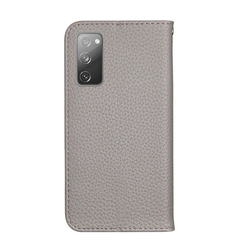 Kryty Na Mobil Na Samsung Galaxy S20 FE Flipové Pouzdro Zrnité Umělé Kůže
