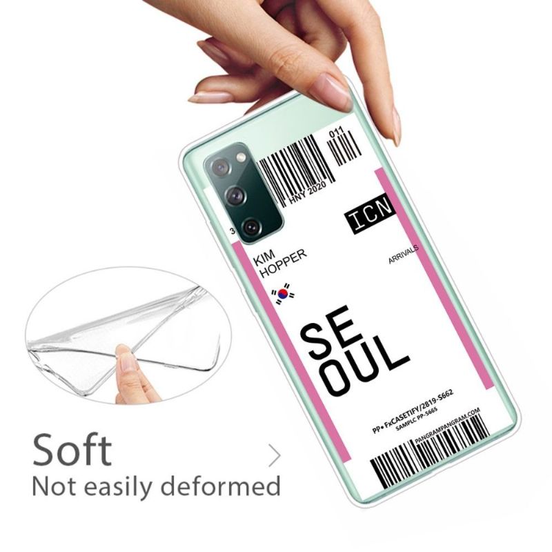 Kryty Na Mobil Na Samsung Galaxy S20 FE Palubní Vstupenka 03 Soul
