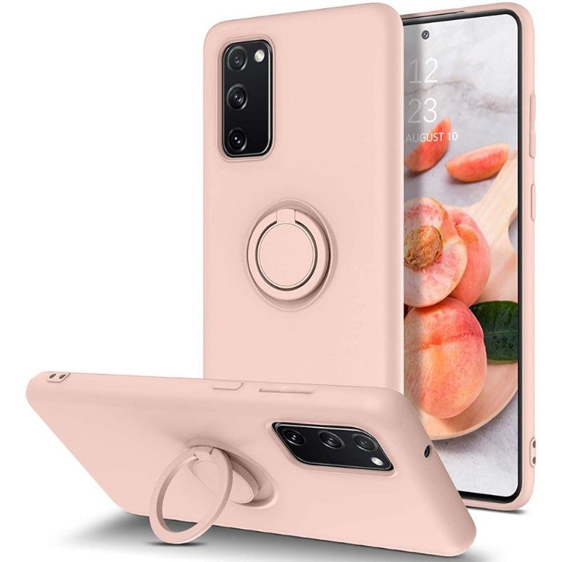 Kryty Na Mobil Na Samsung Galaxy S20 FE Tekutý Silikonový Kroužek