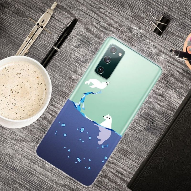 Kryty Na Mobil Na Samsung Galaxy S20 FE Tuleň A Lední Medvěd