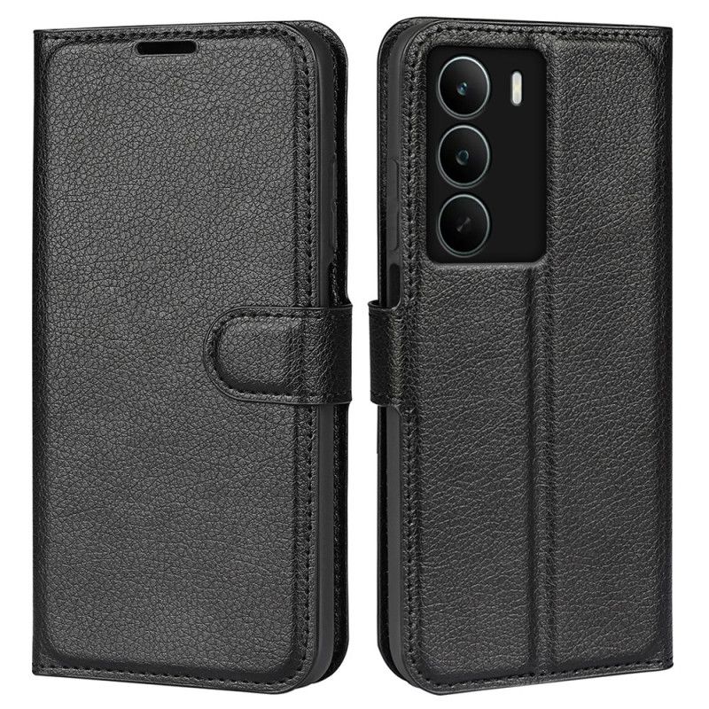 Kožený Kryt Na Realme C71 Klasická Umělá Kůže