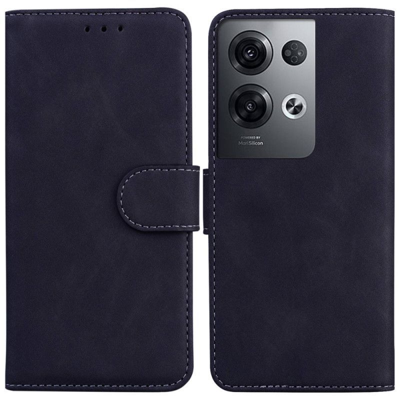 Flipové Pouzdro Na Oppo Reno 8 Pro Couture Efekt Kůže