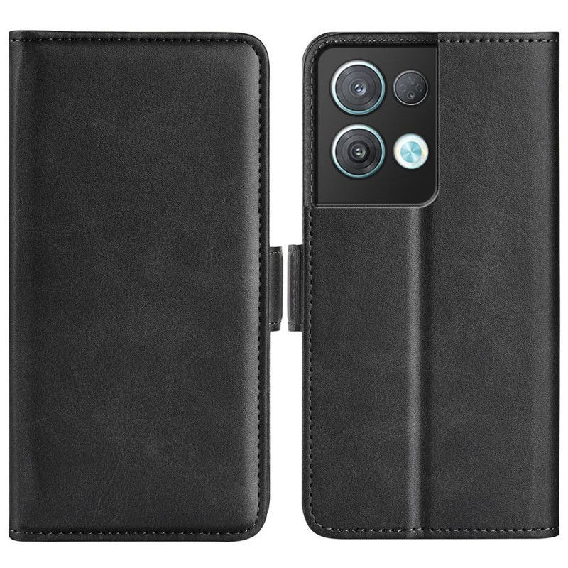 Flipové Pouzdro Na Oppo Reno 8 Pro Dvojité Zapínání