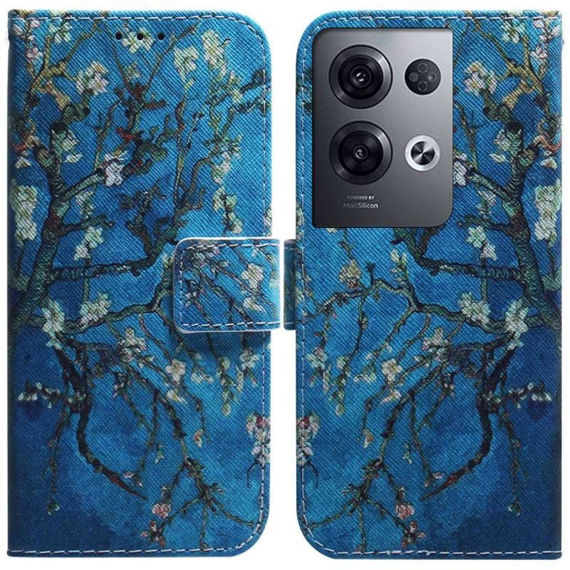 Flipové Pouzdro Na Oppo Reno 8 Pro Kvetoucí Větve