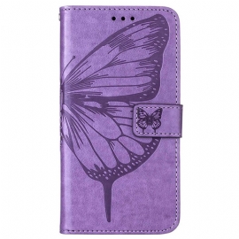 Flipové Pouzdro Na Oppo Reno 8 Pro Na Lana Barokní Strappy Butterfly
