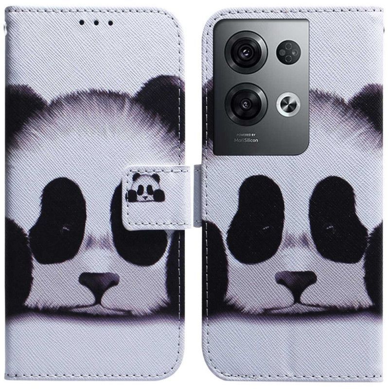 Flipové Pouzdro Na Oppo Reno 8 Pro Na Lana Strappy Owls Malování