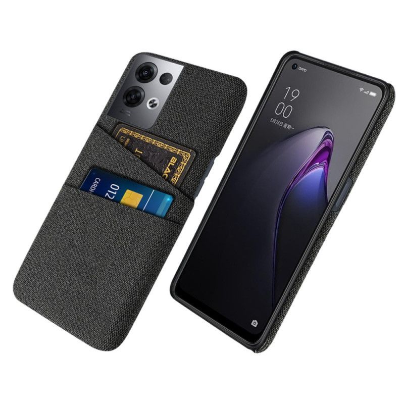 Kryt Na Oppo Reno 8 Pro Tkanina Držáku Karet