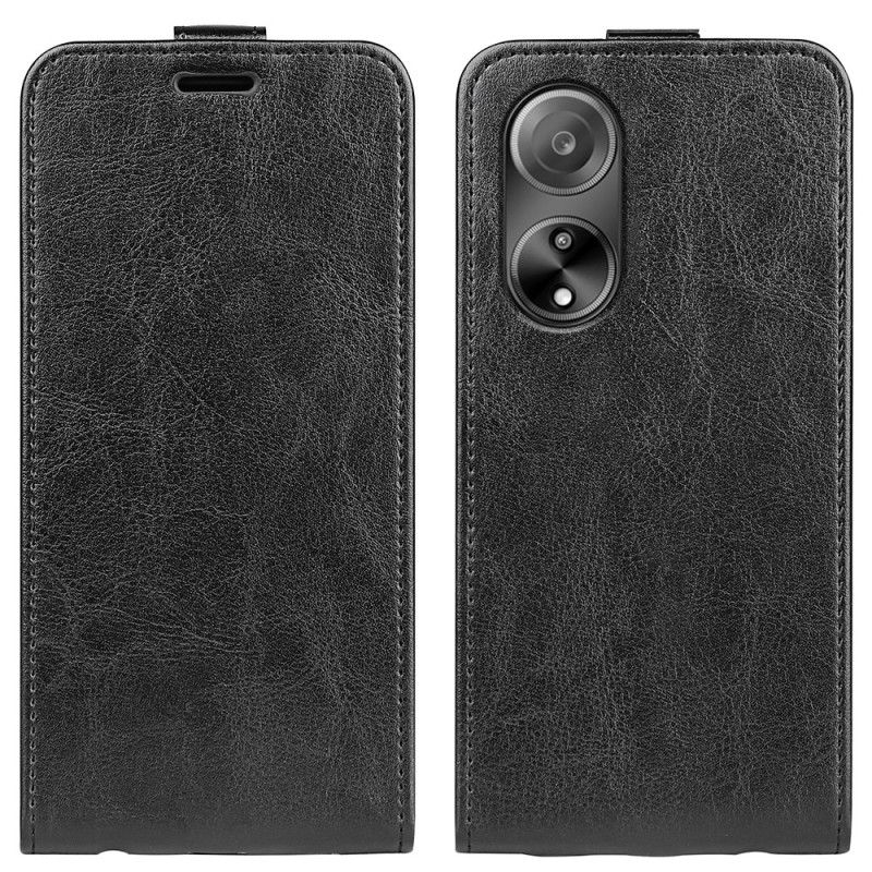 Kožený Kryt Oppo A98 5g Vertikální Klapka