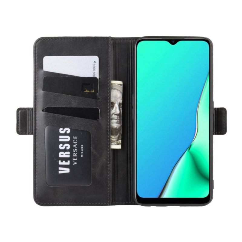 Flipové Pouzdro Na Oppo A9 2020 Peněženkové Pouzdro Matný Povlak Ve Stylu Peněženky
