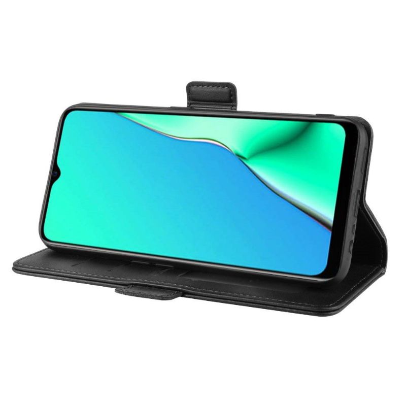 Flipové Pouzdro Na Oppo A9 2020 Peněženkové Pouzdro Matný Povlak Ve Stylu Peněženky