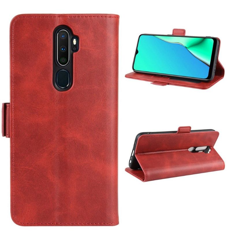 Flipové Pouzdro Na Oppo A9 2020 Peněženkové Pouzdro Matný Povlak Ve Stylu Peněženky