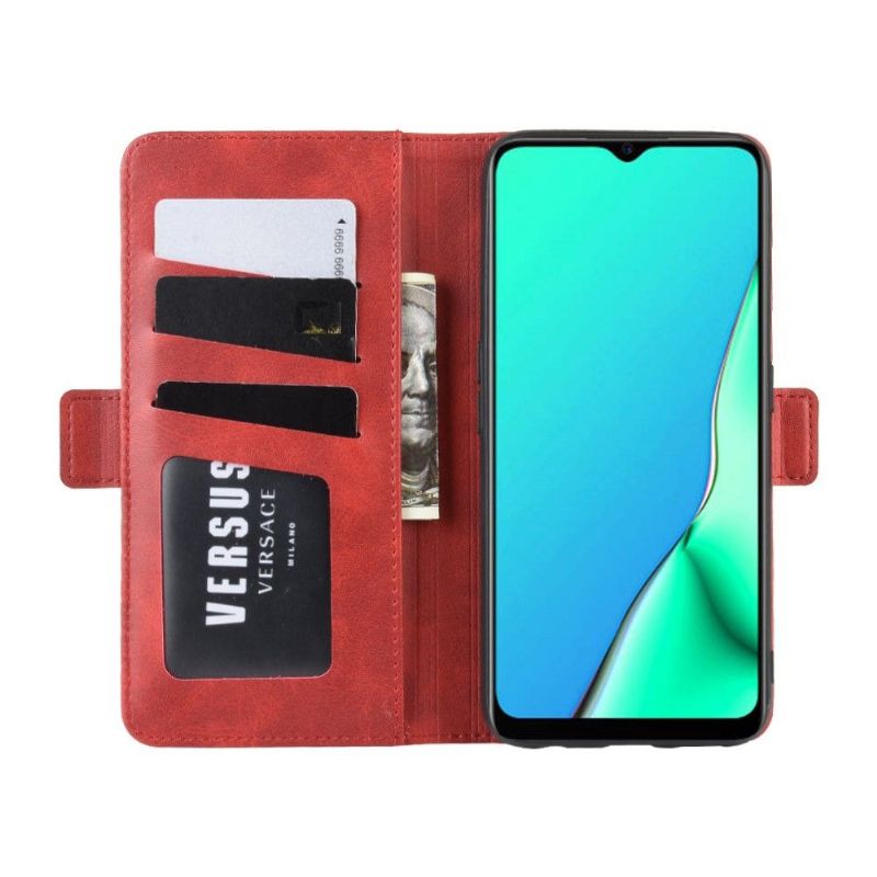 Flipové Pouzdro Na Oppo A9 2020 Peněženkové Pouzdro Matný Povlak Ve Stylu Peněženky