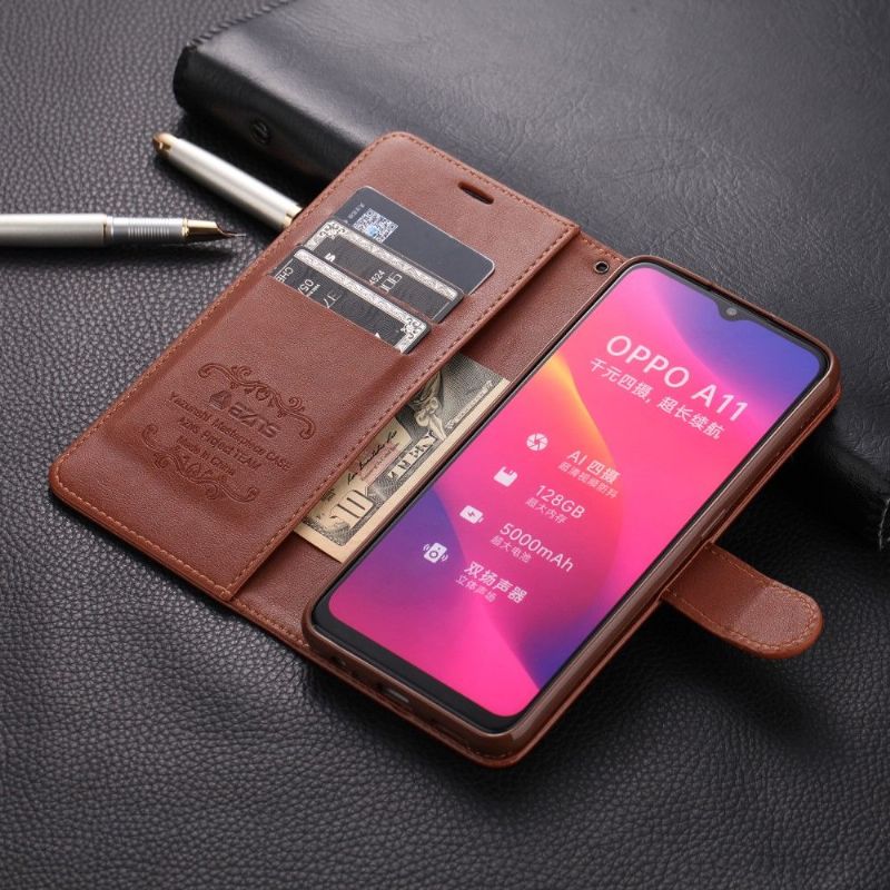 Flipové Pouzdro Na Oppo A9 2020 Umělá Kůže Azns