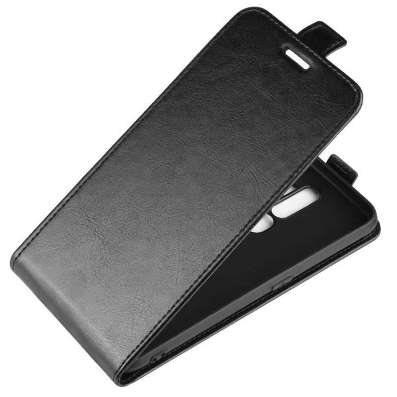 Kožené Pouzdro Na Oppo A9 2020 Flipové Pouzdro Vertikální Umělá Kůže