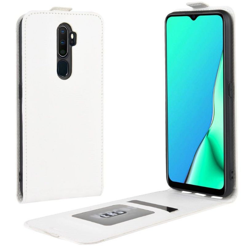 Kožené Pouzdro Na Oppo A9 2020 Flipové Pouzdro Vertikální Umělá Kůže