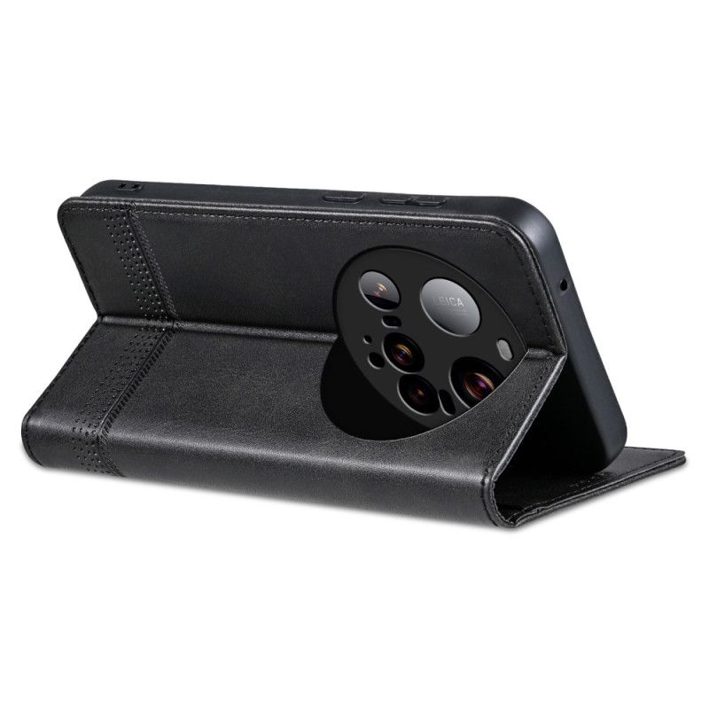 Kožené Pouzdro Folio Na Xiaomi 15 Ultra Azns