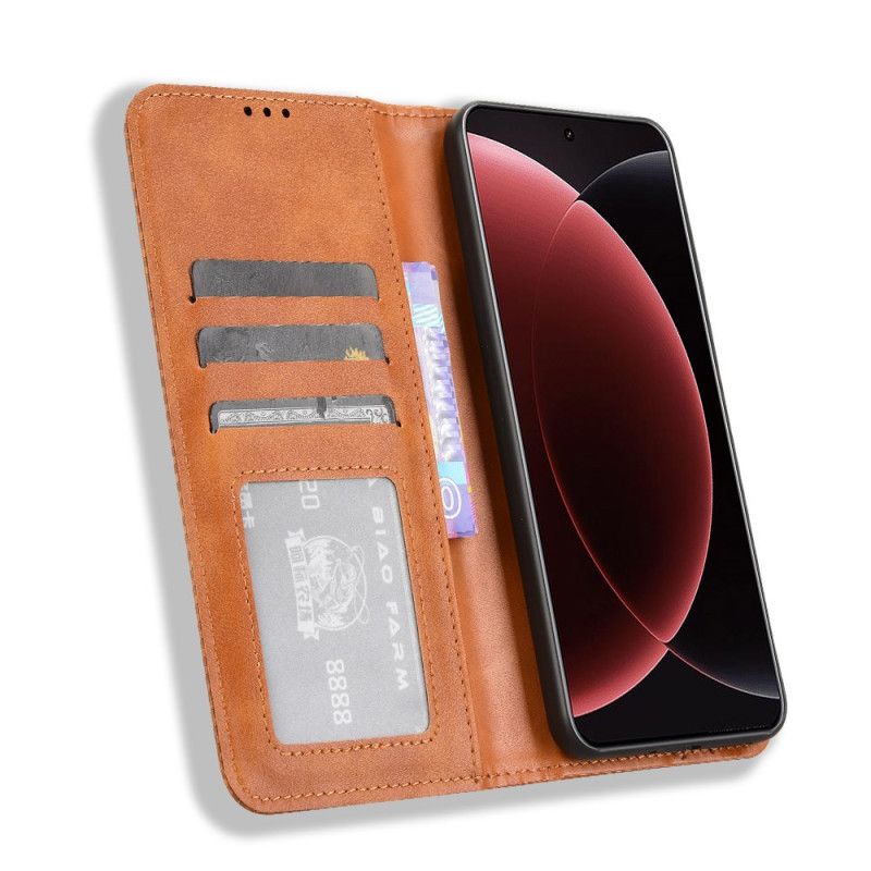 Kožené Pouzdro Folio Xiaomi 15 Ultra Vintage Vlys