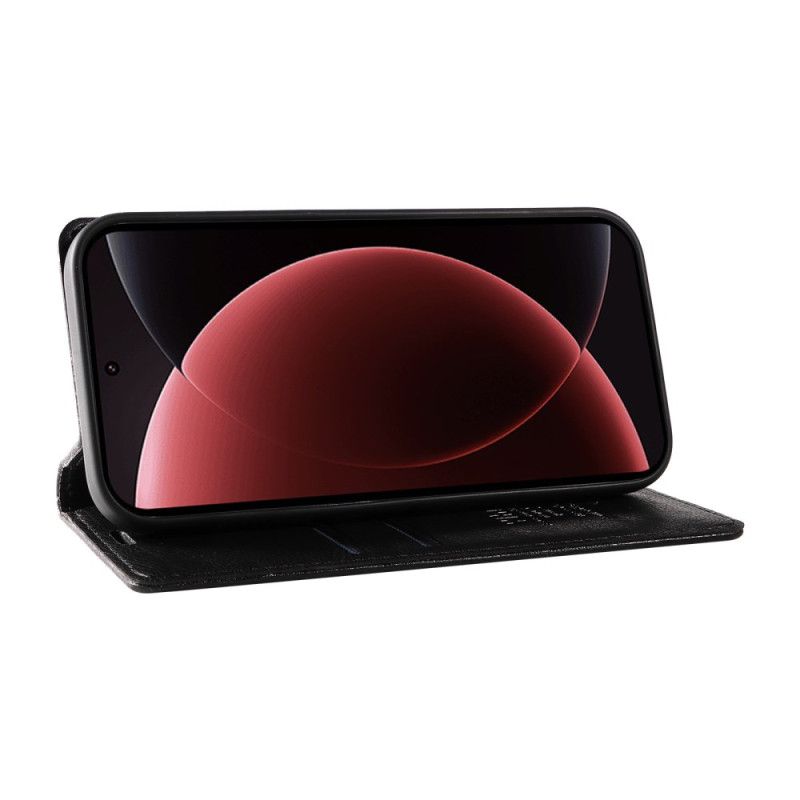 Kožené Pouzdro Folio Xiaomi 15 Ultra Yikatu Liči Umělá Kůže