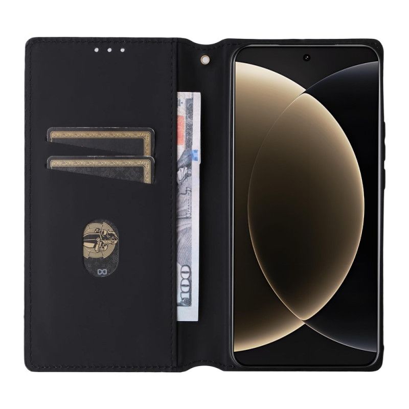 Kožené Pouzdro Xiaomi 15 Ultra 3d Diamanty