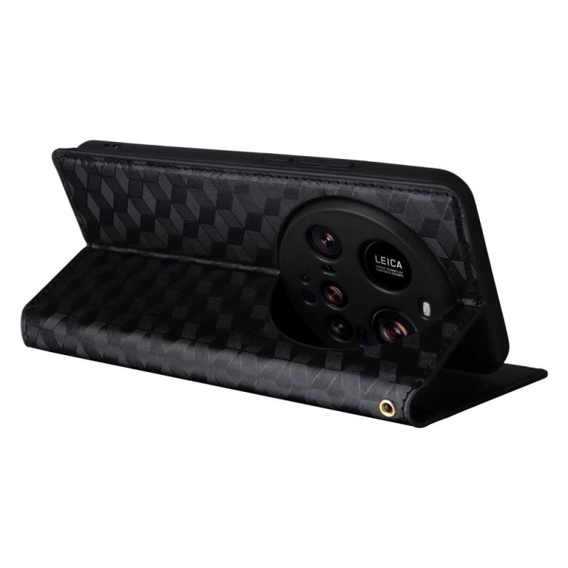 Kožené Pouzdro Xiaomi 15 Ultra 3d Diamanty